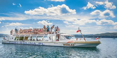 Rejs po Jeziorze Solińskim statkiem "Werlas". Czy Polańczyk warto jechać? Tak, dla takich widoków i wypoczynku!